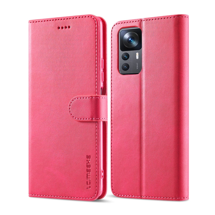 For Xiaomi 12T / 12T Pro LC.IMEEKE Calf Texture Leather Phone Case