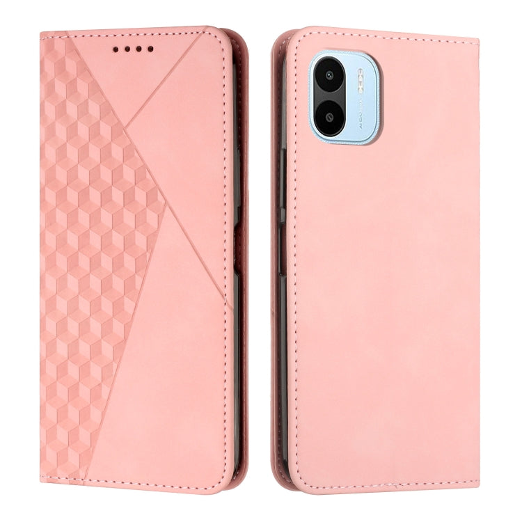 For Xiaomi Redmi A1 Diamond Splicing Skin Feel Magnetic Leather Phone Case