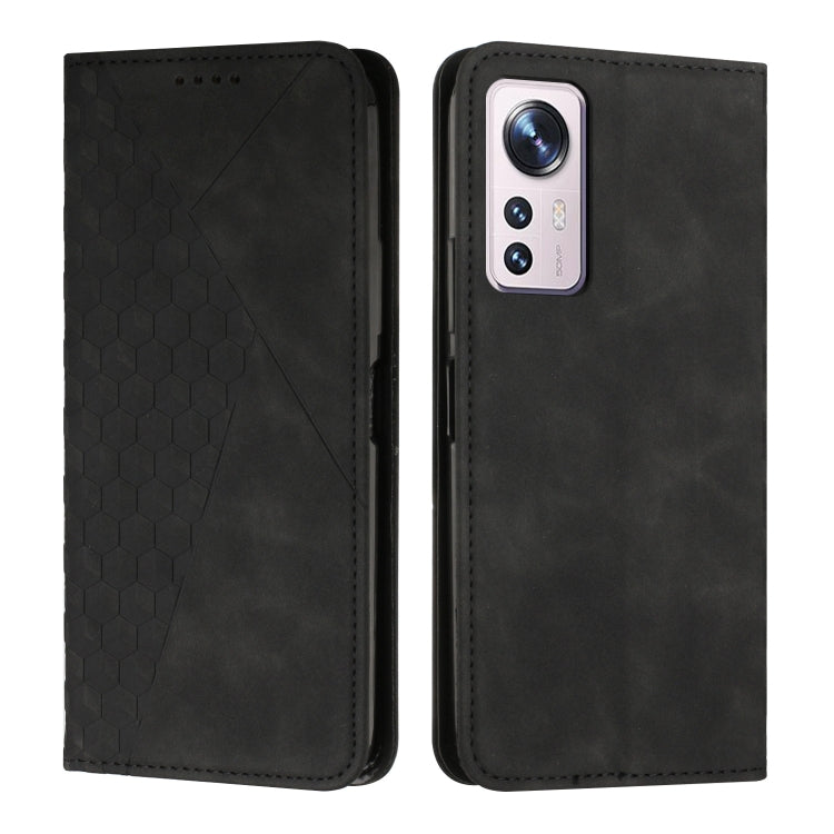 For Xiaomi 12 Lite Diamond Splicing Skin Feel Magnetic Leather Phone Case