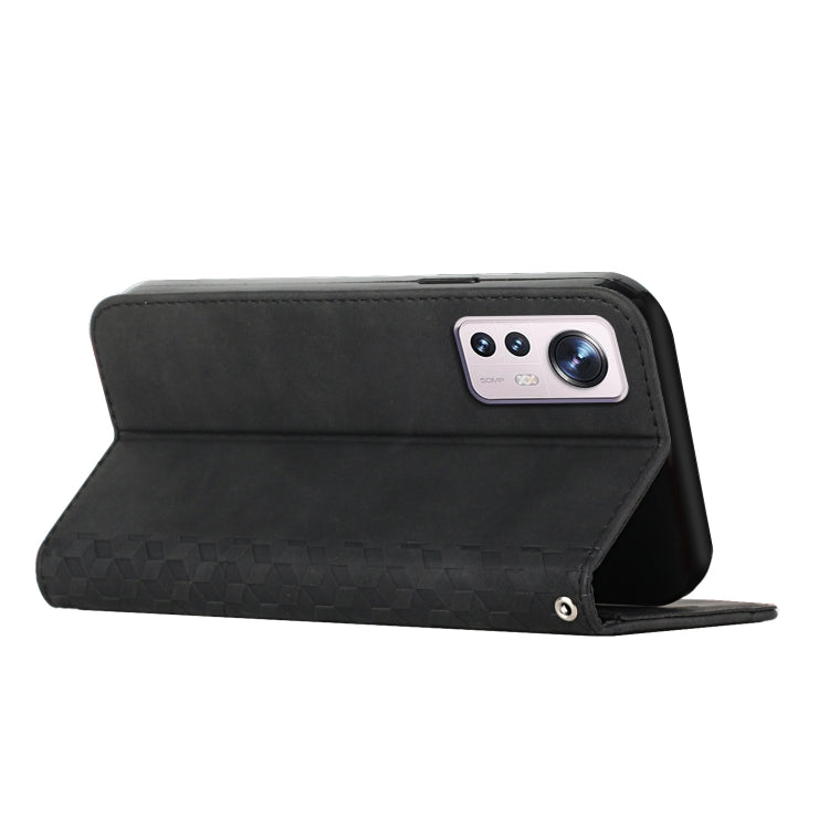 For Xiaomi 12 Lite Diamond Splicing Skin Feel Magnetic Leather Phone Case