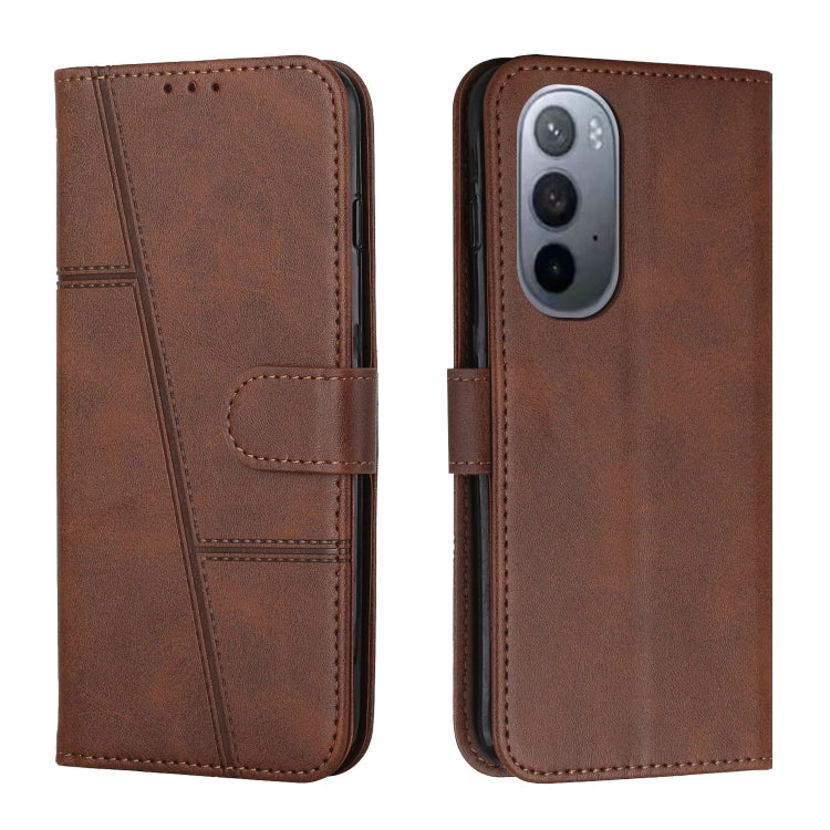 For Motorola Moto X30 Pro 5G/Edge 30 Ultra 5G Stitching Calf Texture Buckle Leather Phone Case