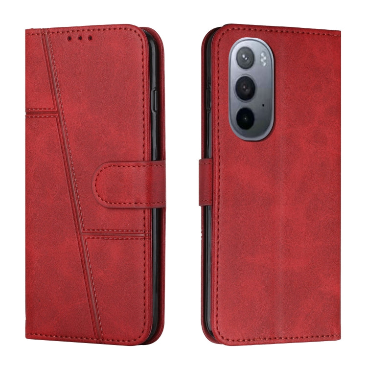 For Motorola Moto X30 Pro 5G/Edge 30 Ultra 5G Stitching Calf Texture Buckle Leather Phone Case