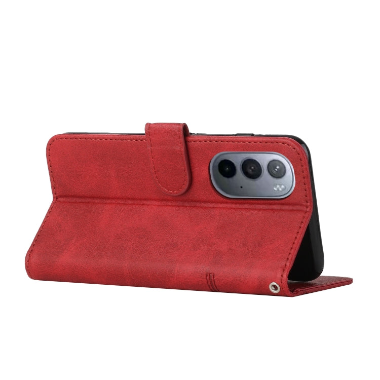For Motorola Moto X30 Pro 5G/Edge 30 Ultra 5G Stitching Calf Texture Buckle Leather Phone Case