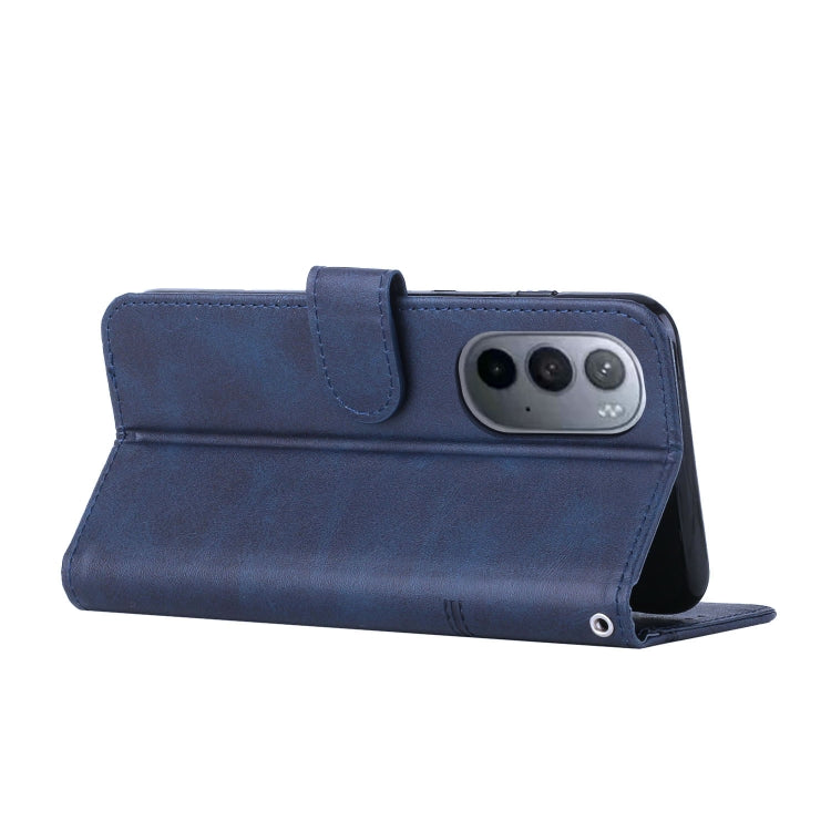 For Motorola Moto X30 Pro 5G/Edge 30 Ultra 5G Stitching Calf Texture Buckle Leather Phone Case