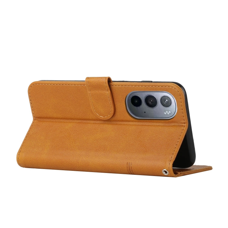 For Motorola Moto X30 Pro 5G/Edge 30 Ultra 5G Stitching Calf Texture Buckle Leather Phone Case