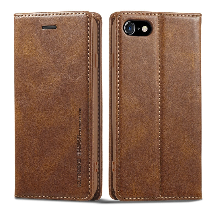 For iPhone SE 2022 / SE 2020 / 8 / 7 LC.IMEEKE RFID Anti-theft Leather Phone Case