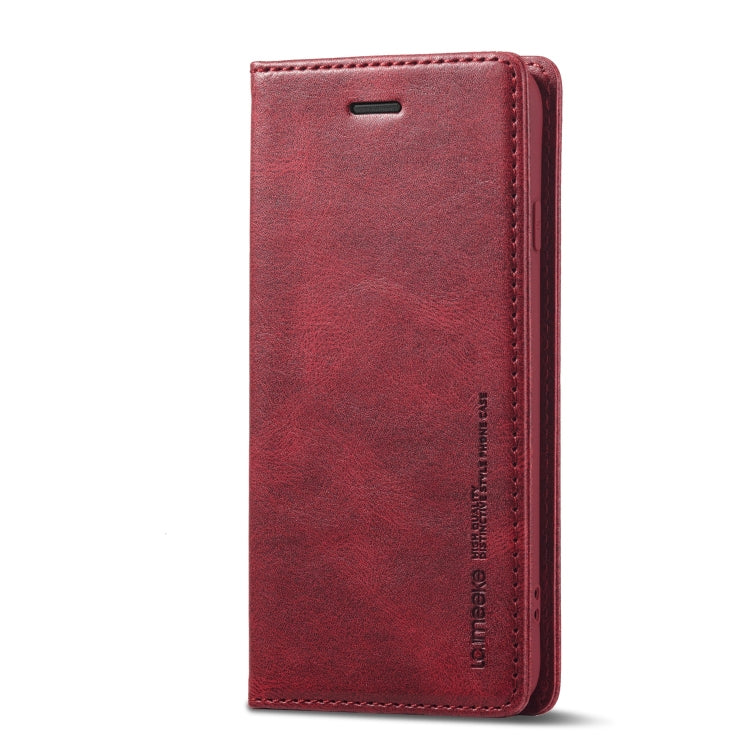 For iPhone SE 2022 / SE 2020 / 8 / 7 LC.IMEEKE RFID Anti-theft Leather Phone Case