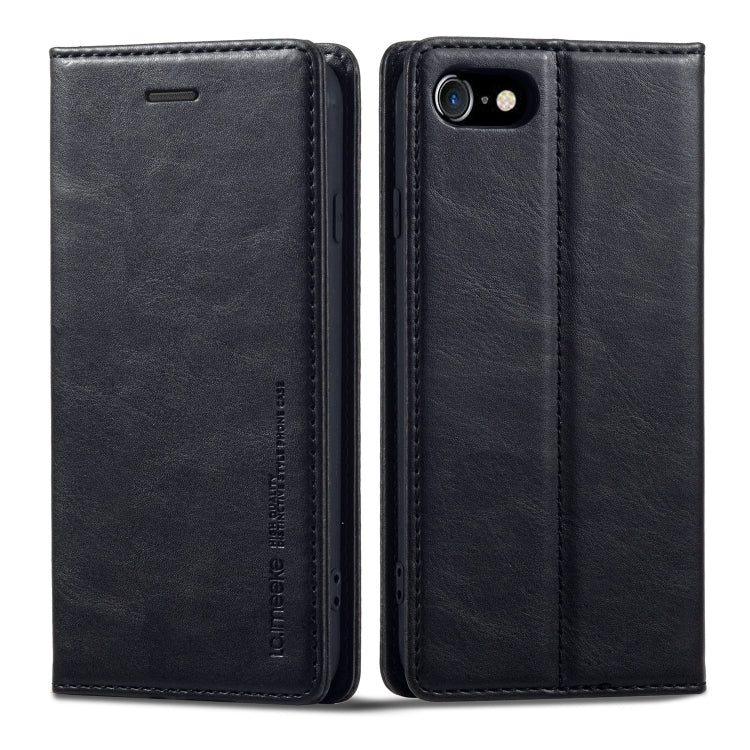 For iPhone SE 2022 / SE 2020 / 8 / 7 LC.IMEEKE RFID Anti-theft Leather Phone Case