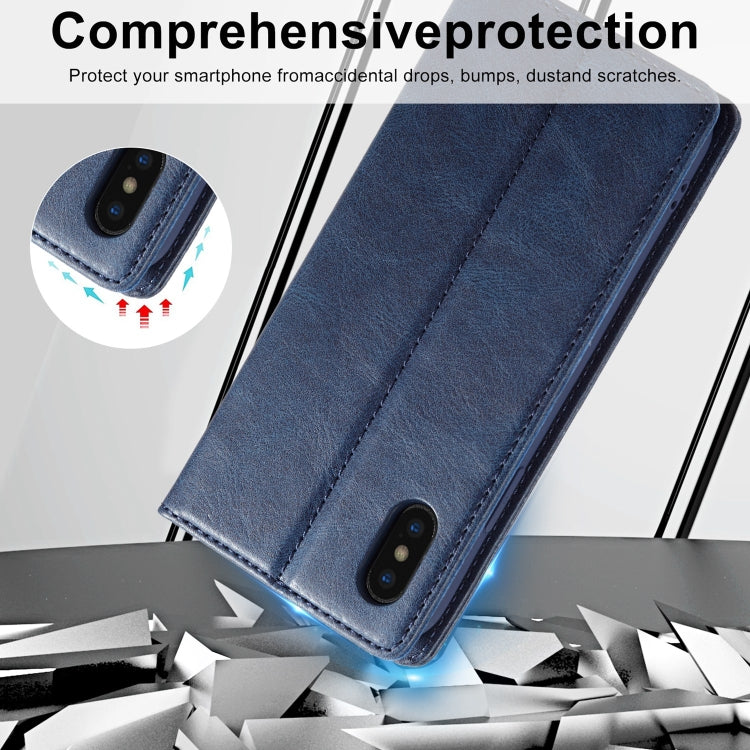 For iPhone XS Max LC.IMEEKE RFID Anti-theft Leather Phone Case