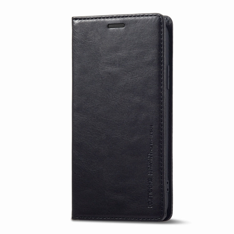 For iPhone XS Max LC.IMEEKE RFID Anti-theft Leather Phone Case