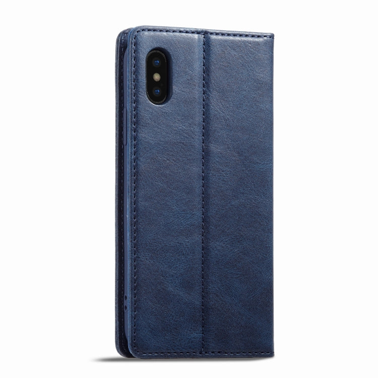 For iPhone X / XS LC.IMEEKE RFID Anti-theft Leather Phone Case