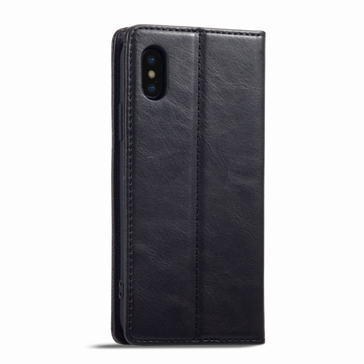 For iPhone X / XS LC.IMEEKE RFID Anti-theft Leather Phone Case