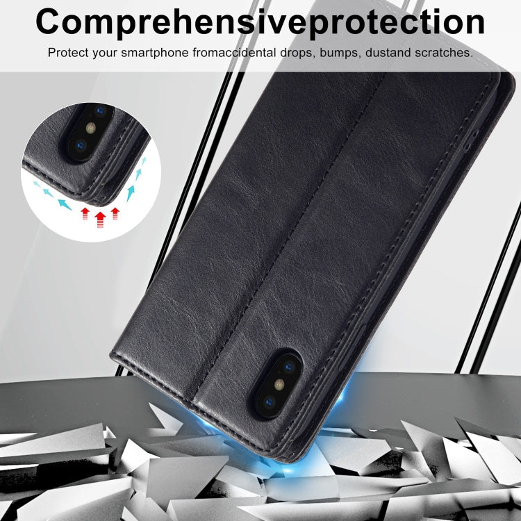 For iPhone X / XS LC.IMEEKE RFID Anti-theft Leather Phone Case