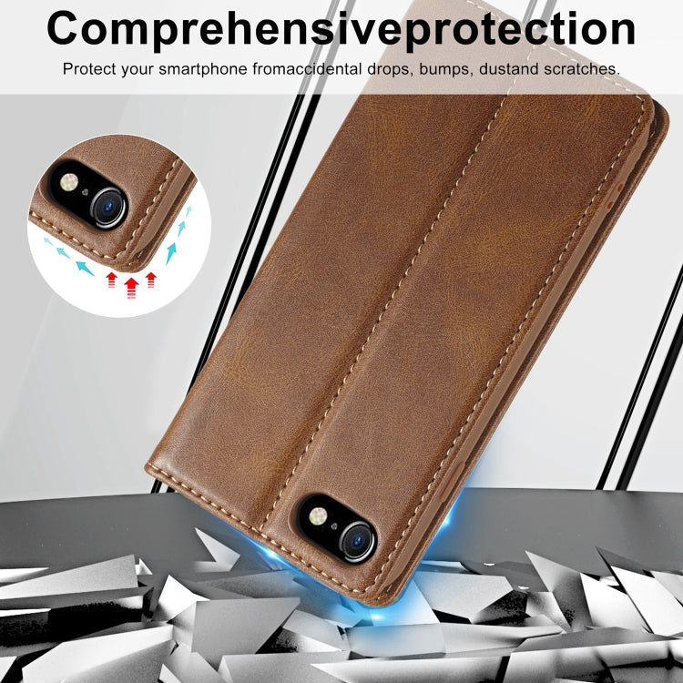 For iPhone 8 Plus / 7 Plus LC.IMEEKE RFID Anti-theft Leather Phone Case