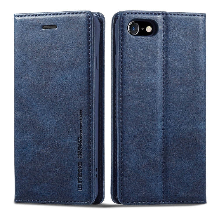 For iPhone 8 Plus / 7 Plus LC.IMEEKE RFID Anti-theft Leather Phone Case