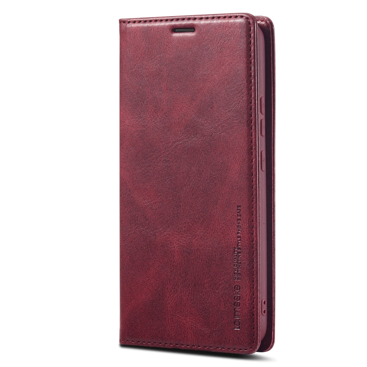 For Samsung Galaxy S21+ 5G LC.IMEEKE RFID Anti-theft Leather Phone Case