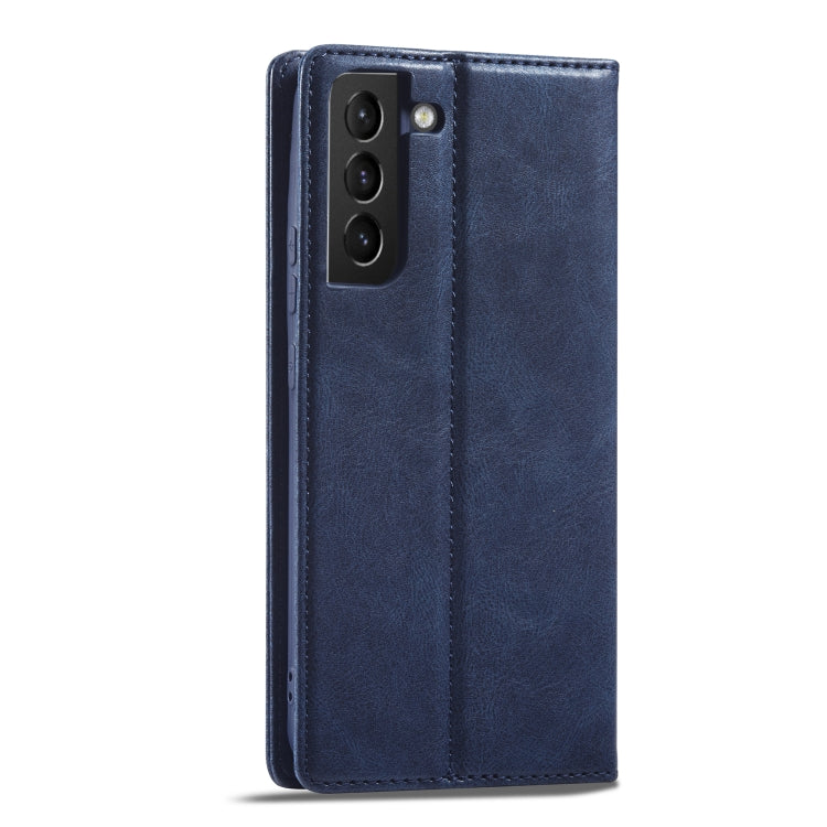 For Samsung Galaxy S21+ 5G LC.IMEEKE RFID Anti-theft Leather Phone Case