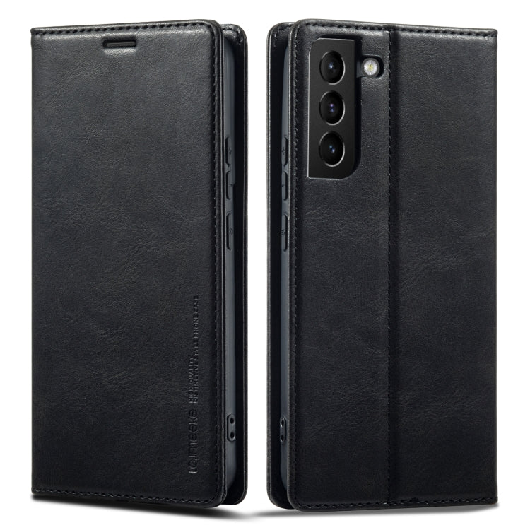 For Samsung Galaxy S21+ 5G LC.IMEEKE RFID Anti-theft Leather Phone Case