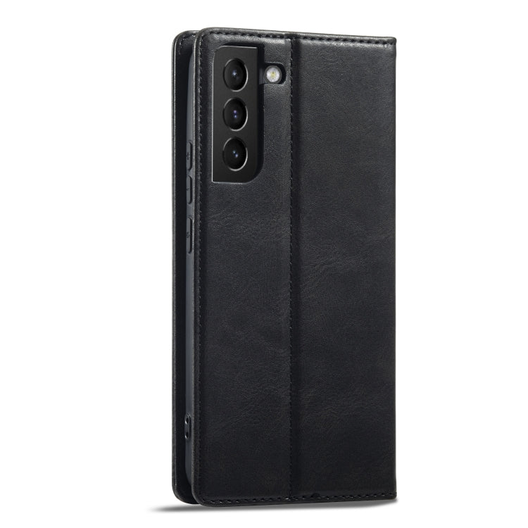 For Samsung Galaxy S21+ 5G LC.IMEEKE RFID Anti-theft Leather Phone Case