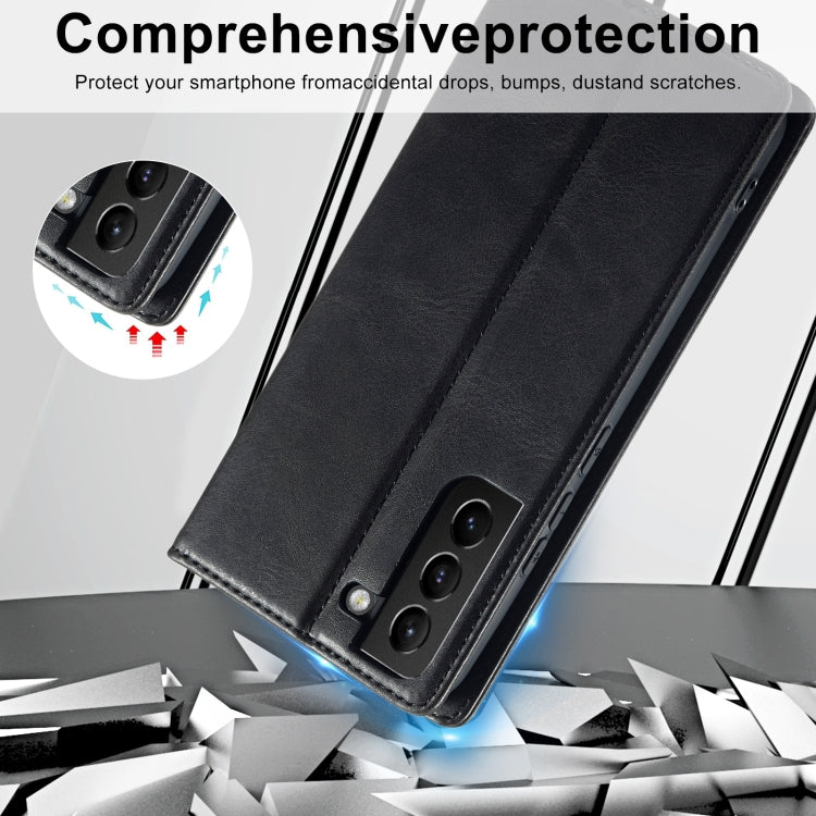 For Samsung Galaxy S21+ 5G LC.IMEEKE RFID Anti-theft Leather Phone Case