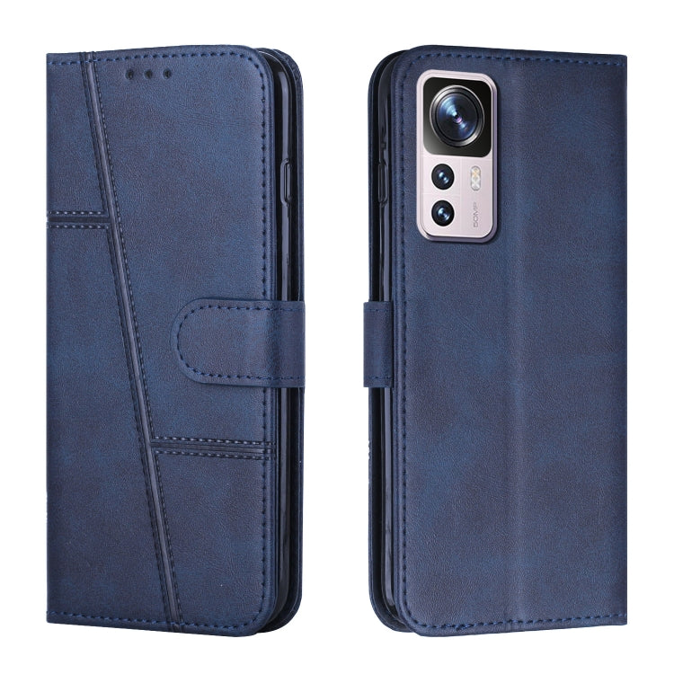 For Xiaomi 12T/12T Pro/Redmi K50 Ultra Stitching Calf Texture Buckle Leather Phone Case