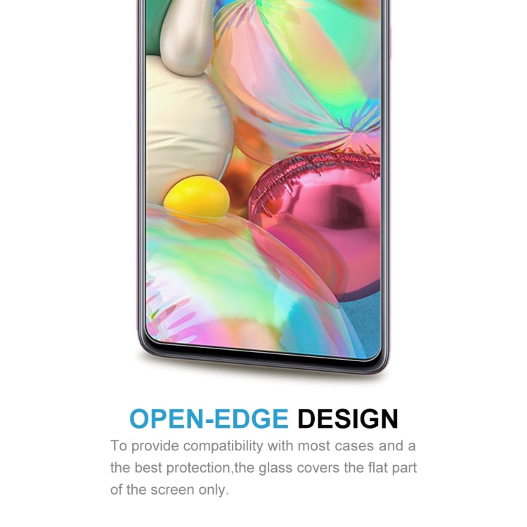 50 PCS 0.26mm 9H Surface Hardness 2.5D Explosion-proof Tempered Glass Non-full Screen Film For Samsumg Galaxy M54 / A71 / A71s 5G UW / F54