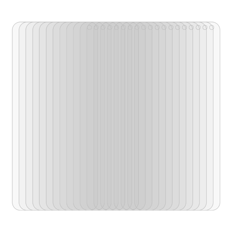 50 PCS 0.26mm 9H Surface Hardness 2.5D Explosion-proof Tempered Glass Non-full Screen Film For Vivo X30