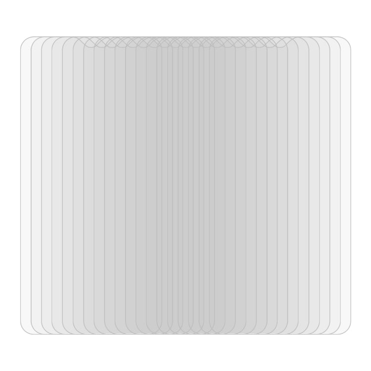 50 PCS 0.26mm 9H Surface Hardness 2.5D Explosion-proof Tempered Glass Non-full Screen Film For Vivo Y11