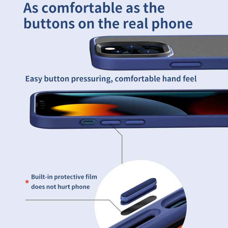 For iPhone 14 Plus ROCK Guard Skin-feel Phone Case