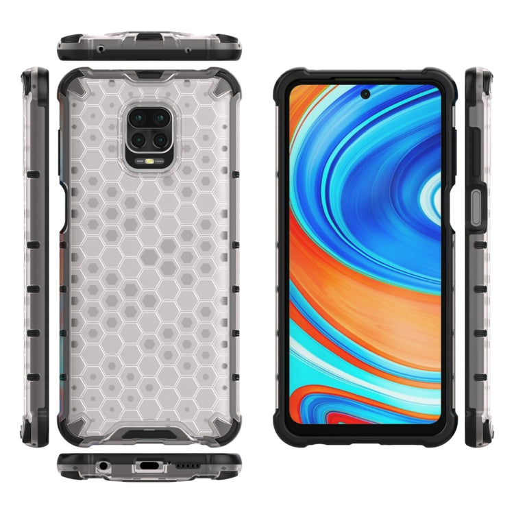 For Xiaomi Redmi Note 9S Shockproof Honeycomb PC + TPU Protective Case