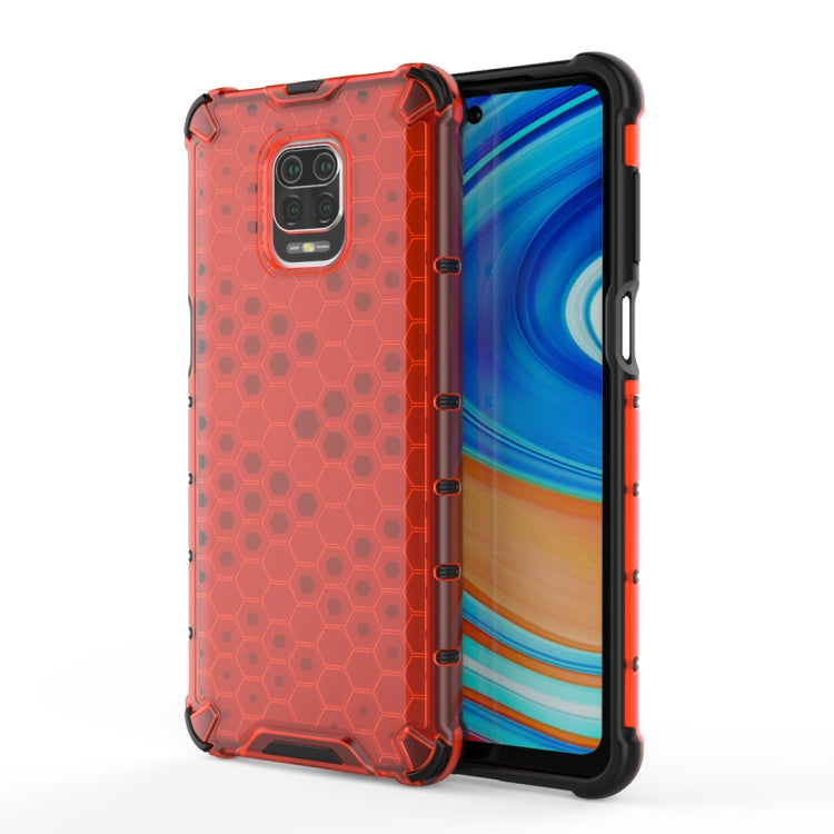 For Xiaomi Redmi Note 9S Shockproof Honeycomb PC + TPU Protective Case