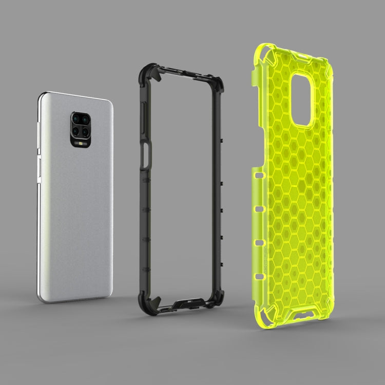 For Xiaomi Redmi Note 9 Pro Shockproof Honeycomb PC + TPU Protective Case