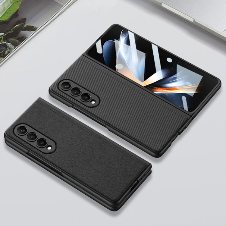 For Samsung Galaxy Z Fold4 GKK Integrated Ultra-thin Folding Leather Phone Case with Stand