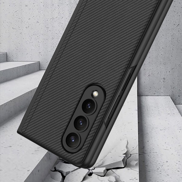 For Samsung Galaxy Z Fold4 GKK Integrated Ultra-thin Folding Leather Phone Case with Stand