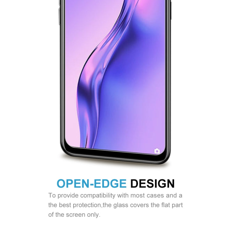 50 PCS 0.26mm 9H Surface Hardness 2.5D Explosion-proof Tempered Glass Non-full Screen Film For OPPO A31