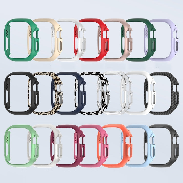 For Apple Watch Ultra 49mm PC Hollow Electroplating Protective Case