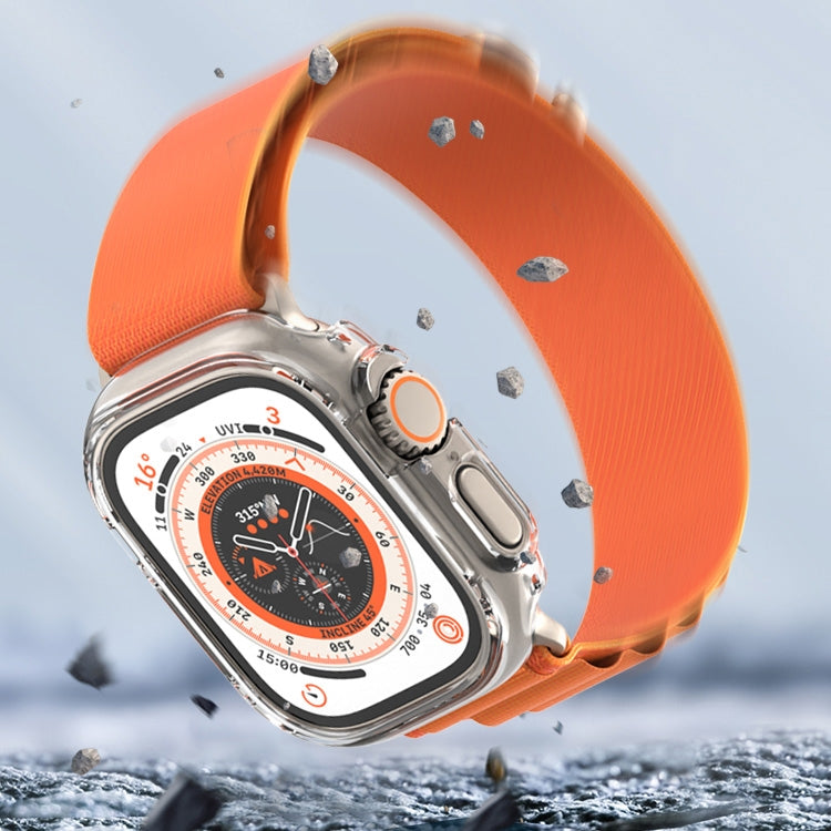 For Apple Watch Ultra 49mm PC Hollow Electroplating Protective Case