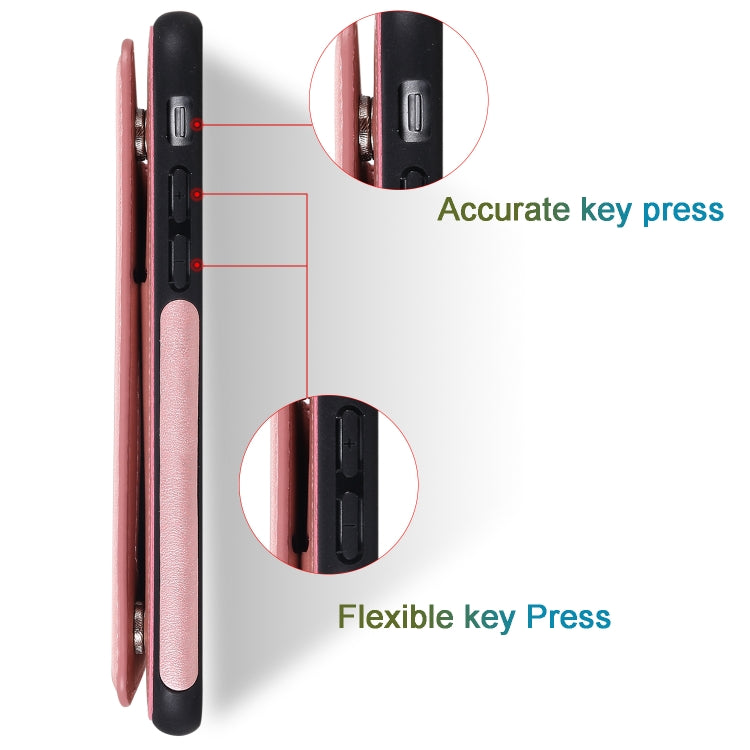 For iPhone 6 Shockproof Calf Texture Protective Case with Holder & Card Slots & Frame