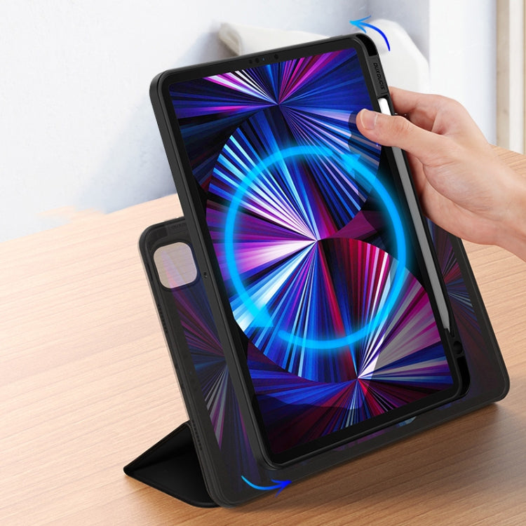 For iPad Pro 11 2021 DUX DUCIS Magnetic Detachable TPU Tablet Case with Pen Slot