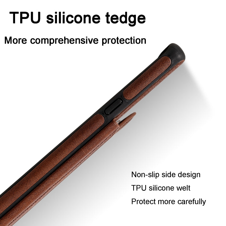 For Galaxy Note 9 Shockproof Calf Texture Protective Case with Holder & Card Slots & Frame