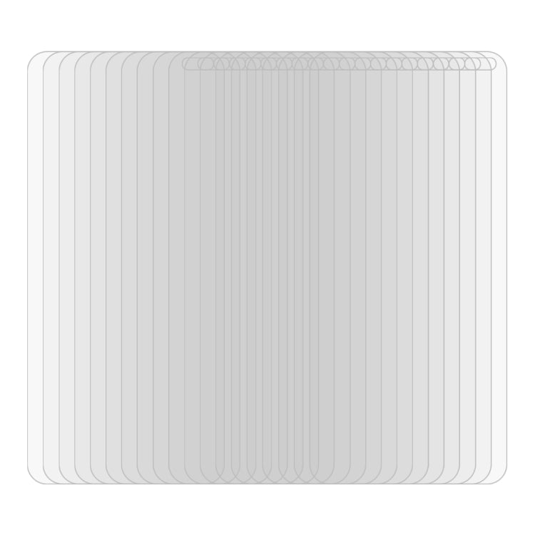 50 PCS 0.26mm 9H Surface Hardness 2.5D Explosion-proof Tempered Glass Half Screen Film For Xiaomi Redmi K30