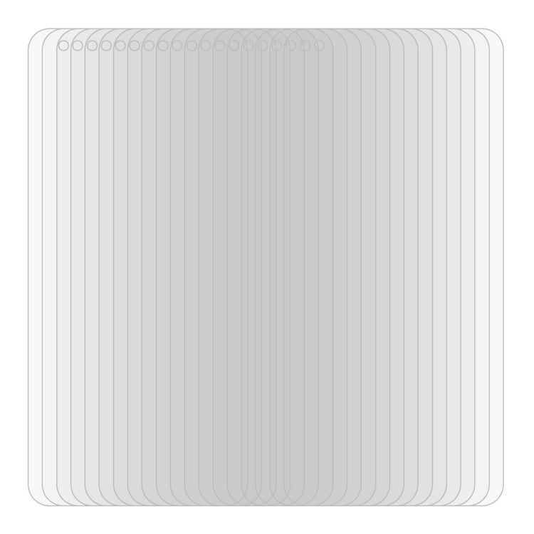 50 PCS 0.26mm 9H Surface Hardness 2.5D Explosion-proof Tempered Glass Half Screen Film For Xiaomi MI 10 Pro