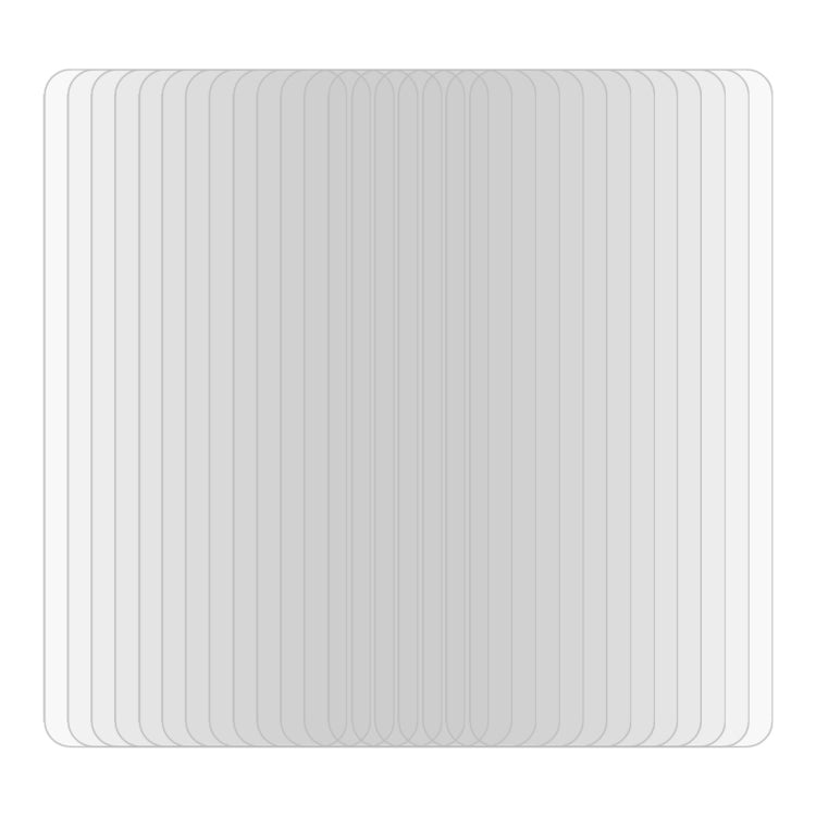 50 PCS 0.26mm 9H Surface Hardness 2.5D Explosion-proof Tempered Glass Half Screen Film For Xiaomi Redmi Note 9s