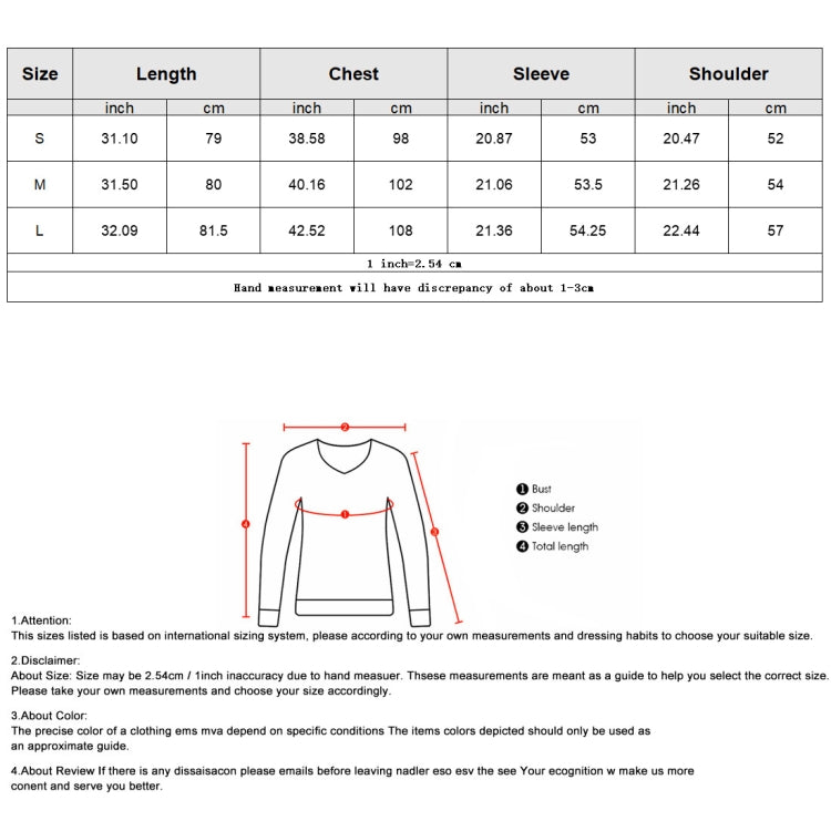 Women Fashion Contrast Color Long Sleeve Cardigan Knit Sweaters, Size: