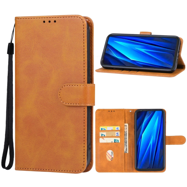 For TECNO Pova 4 Leather Phone Case