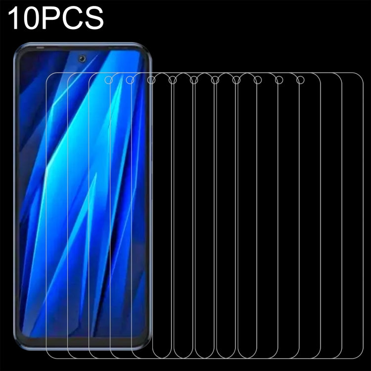 For TECNO Pova 4 10pcs 0.26mm 9H 2.5D Tempered Glass Film