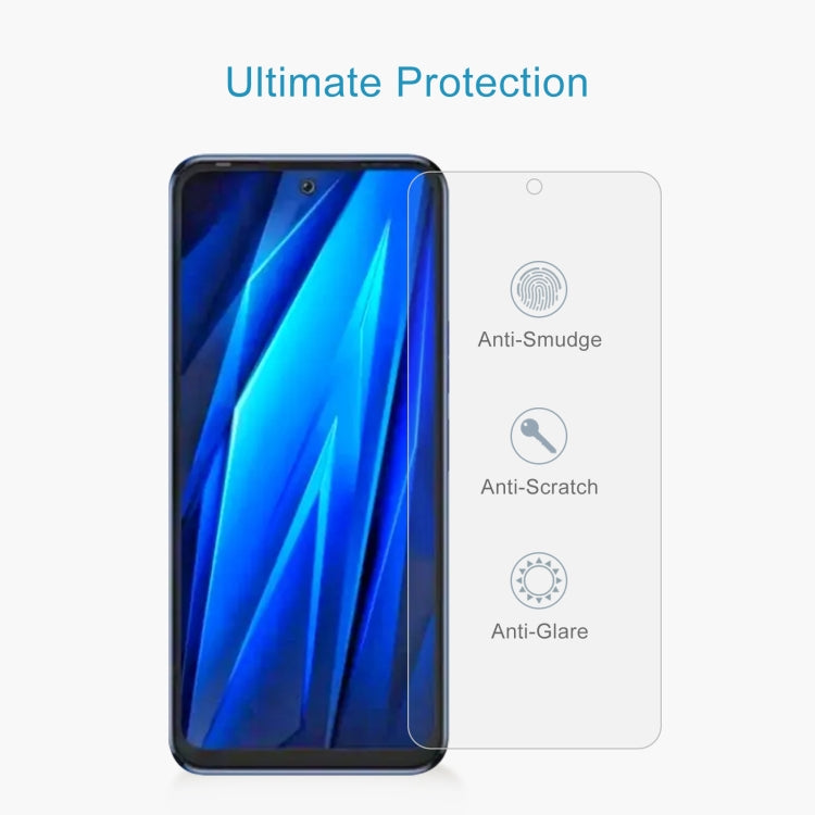 For TECNO Pova 4 10pcs 0.26mm 9H 2.5D Tempered Glass Film