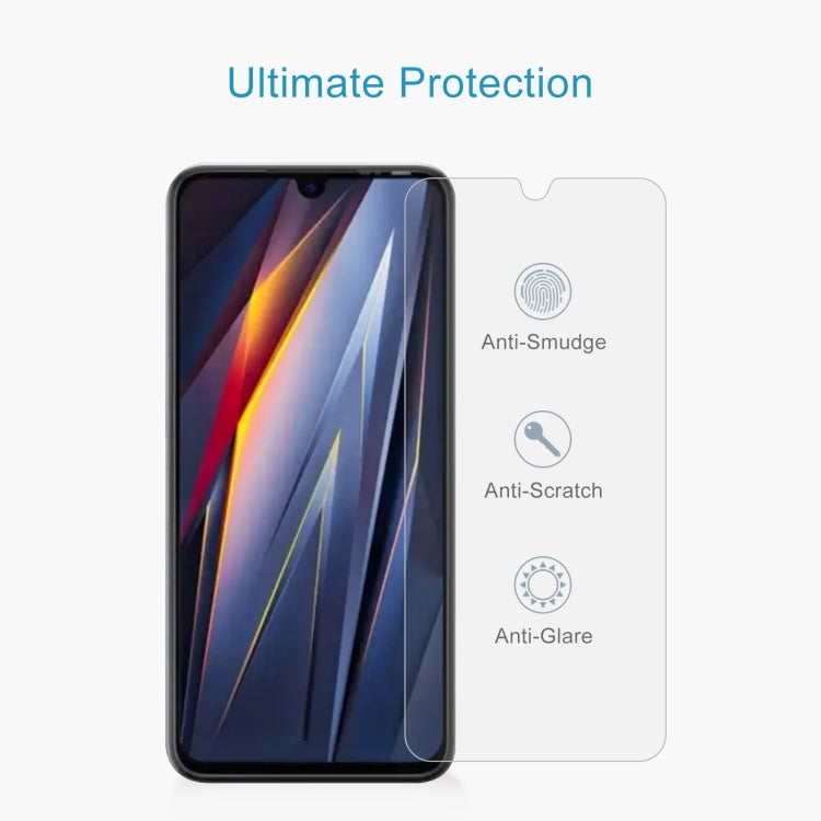 For TECNO Pova 4 Pro 50pcs 0.26mm 9H 2.5D Tempered Glass Film