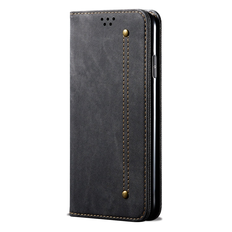 For OPPO Find X2 Denim Texture Casual Style Horizontal Flip Leather Case with Holder & Card Slots & Wallet