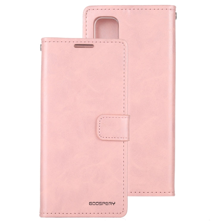 For Galaxy S20 GOOSPERY BLUE MOON DIARY Crazy Horse Texture Horizontal Flip Leather Case With Bracket & Card Slot & Wallet